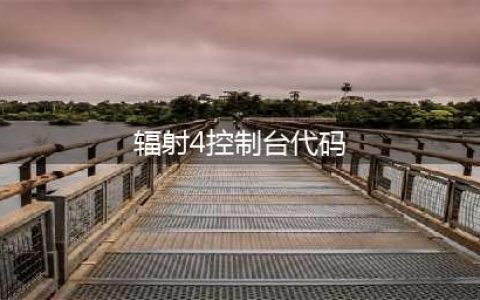 辐射4控制台代码大全 辐射4代码大全