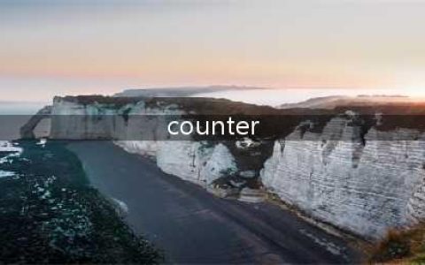 游戏术语counter是什么意思(counter)