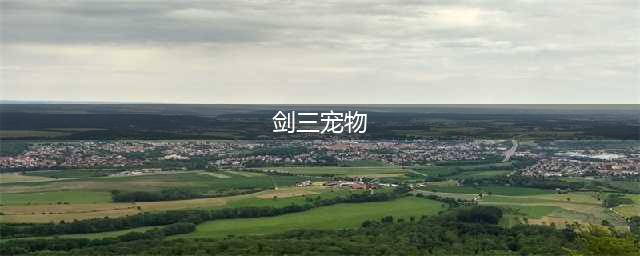 剑网3重制版新增宠物一览 剑网3重制版新增宠物有哪些(剑三宠物)