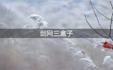 《剑网3》苍云盒子歃血关山怎么样 苍云盒子歃血关山介绍(剑网三盒子)