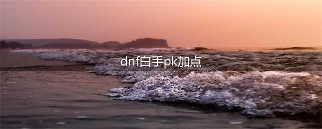 《DNF》2021白手技能怎么点 白手技能加点推荐(dnf白手pk加点)