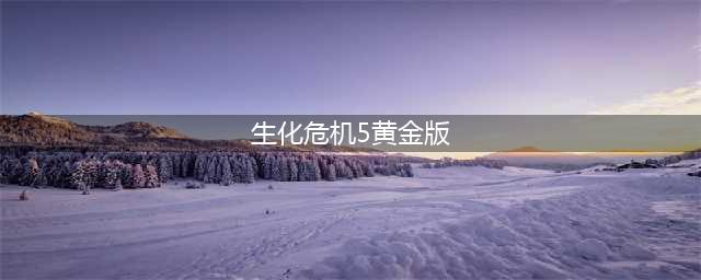 《生化危机5》黄金版和普通版有哪些区别 黄金版和普通版区别分析(生化危机5黄金版)