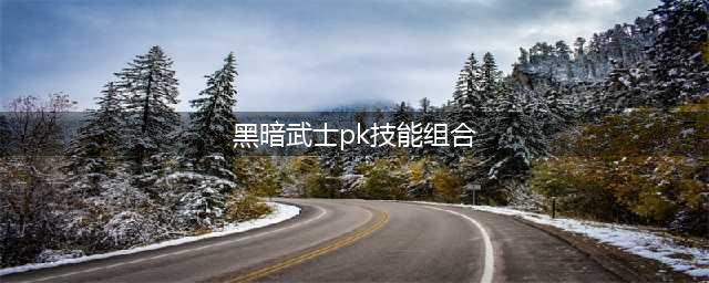 《dnf》黑暗武士pk技能怎么组合(黑暗武士pk技能组合)