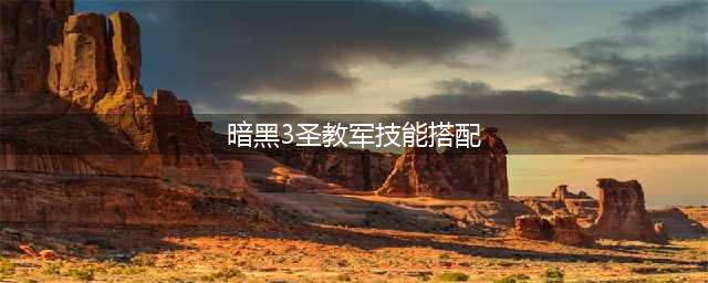 《暗黑破坏神不朽》圣教军技能怎么搭配 圣教军技能搭配攻略(暗黑3圣教军技能搭配)