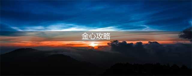 口袋妖怪金心攻略二周目(金心攻略)