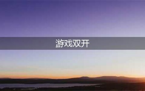 安卓手机游戏双开前十名手游2021 双开体验更佳的安卓手游盘点(游戏双开)