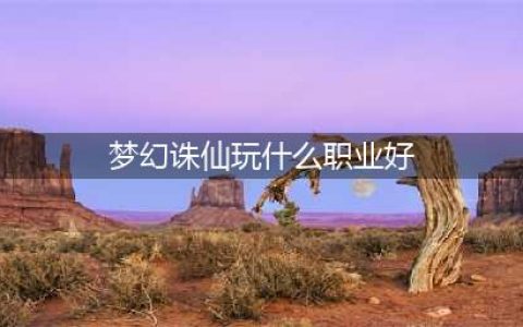 《梦幻新诛仙》最强哪个职业好推荐 职业选择