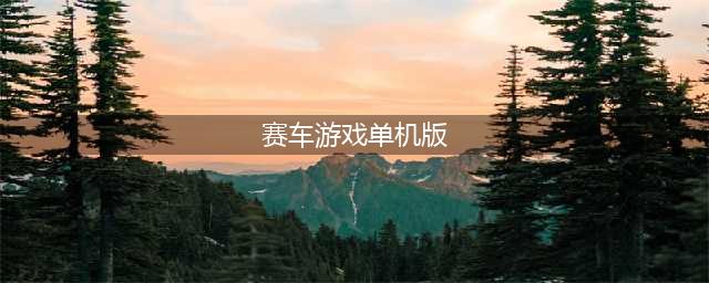 赛车游戏单机版下载大全2022 赛车游戏单机版哪个好玩(赛车游戏单机版)