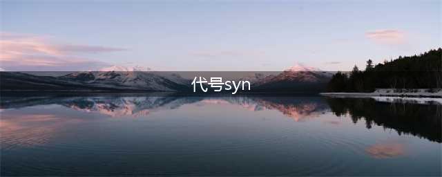 《代号SYN》是什么游戏 游戏类型玩法介绍(代号syn)