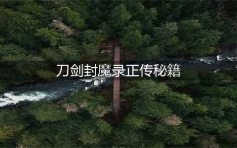 《刀剑封魔录》作弊码怎么用(刀剑封魔录正传秘籍)
