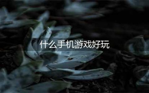 2022年最好玩的手机游戏排行榜 好玩的手机游戏推荐(什么手机游戏好玩)