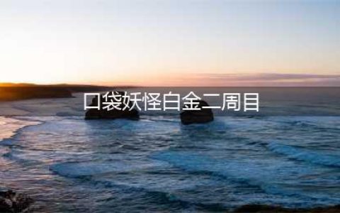 口袋妖怪白金二周目详细攻略