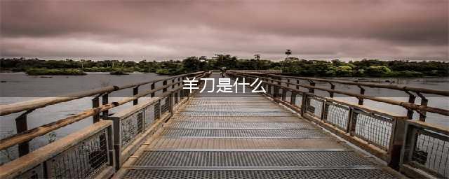 lol手游羊刀是什么装备