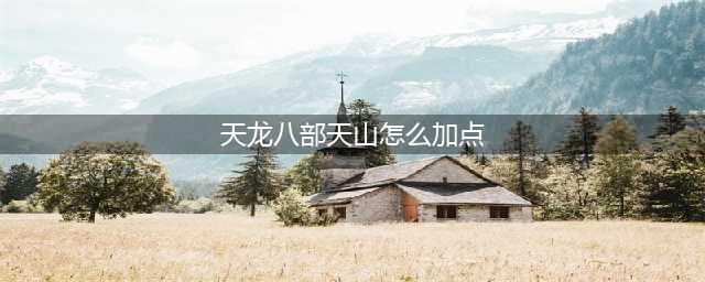 《天龙八部》天山怎么加点 天山加点分配分享(天龙八部天山怎么加点)