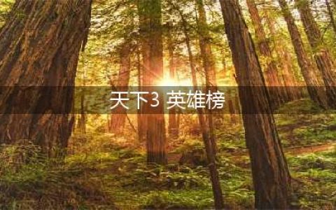 《天下3》英雄榜怎么查看 英雄版查询方法介绍(天下3 英雄榜)