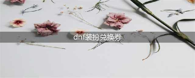 dnf装扮兑换券怎么用 地下城与勇士兑换券使用方法(dnf装扮兑换券)