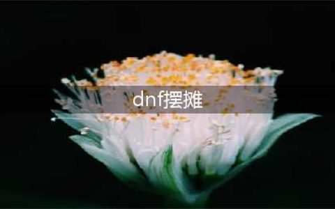 《DNF》摆摊卖东西需要什么条件 怎么才能摆摊卖东西(dnf摆摊)