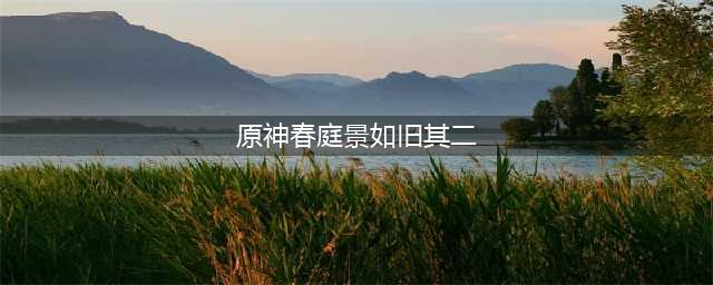 原神春庭景如旧其二怎么过 春庭景如旧其二秘境通关流程攻略