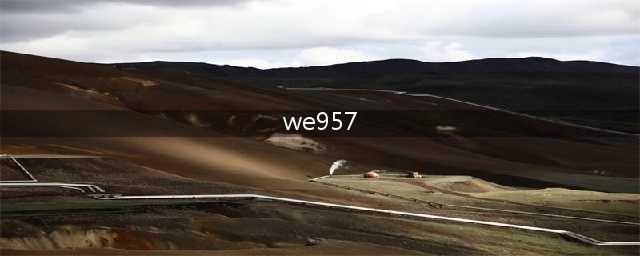 WE战队957个人资料 WE957是谁 WE957(we957)