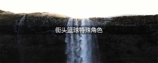 《街头篮球》特殊角色怎么选择 特殊角色选择技巧