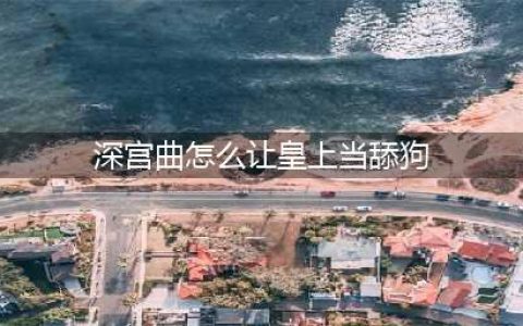 深宫曲让皇上当舔狗图文教程 深宫曲如何让皇上当舔狗(深宫曲怎么让皇上当舔狗)