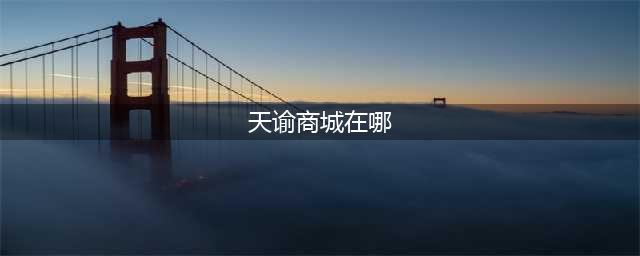 《天谕》手游探秘商店在哪 探秘商店位置介绍