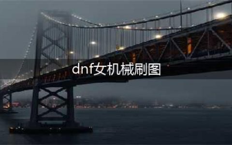 《DNF》女机械刷图怎么加点 3月7改版后女机械刷图加点推荐(dnf女机械刷图)