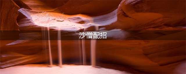 造梦西游3沙僧技能怎么搭配 沙僧技能搭配攻略(沙僧配招)